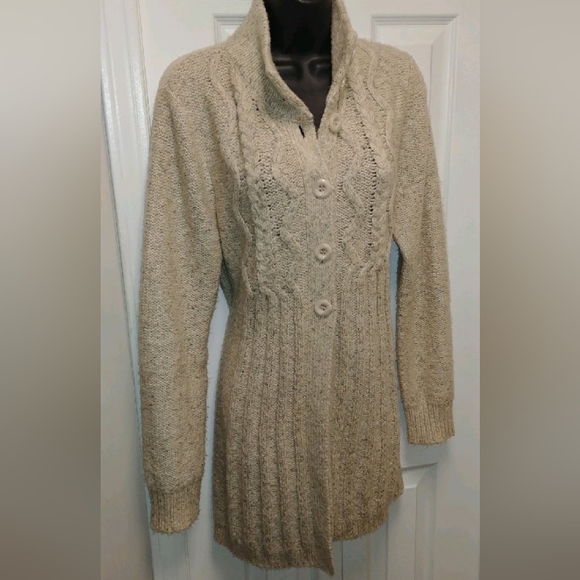 Backdrop oatmeal cardigan - Picture 8 of 9